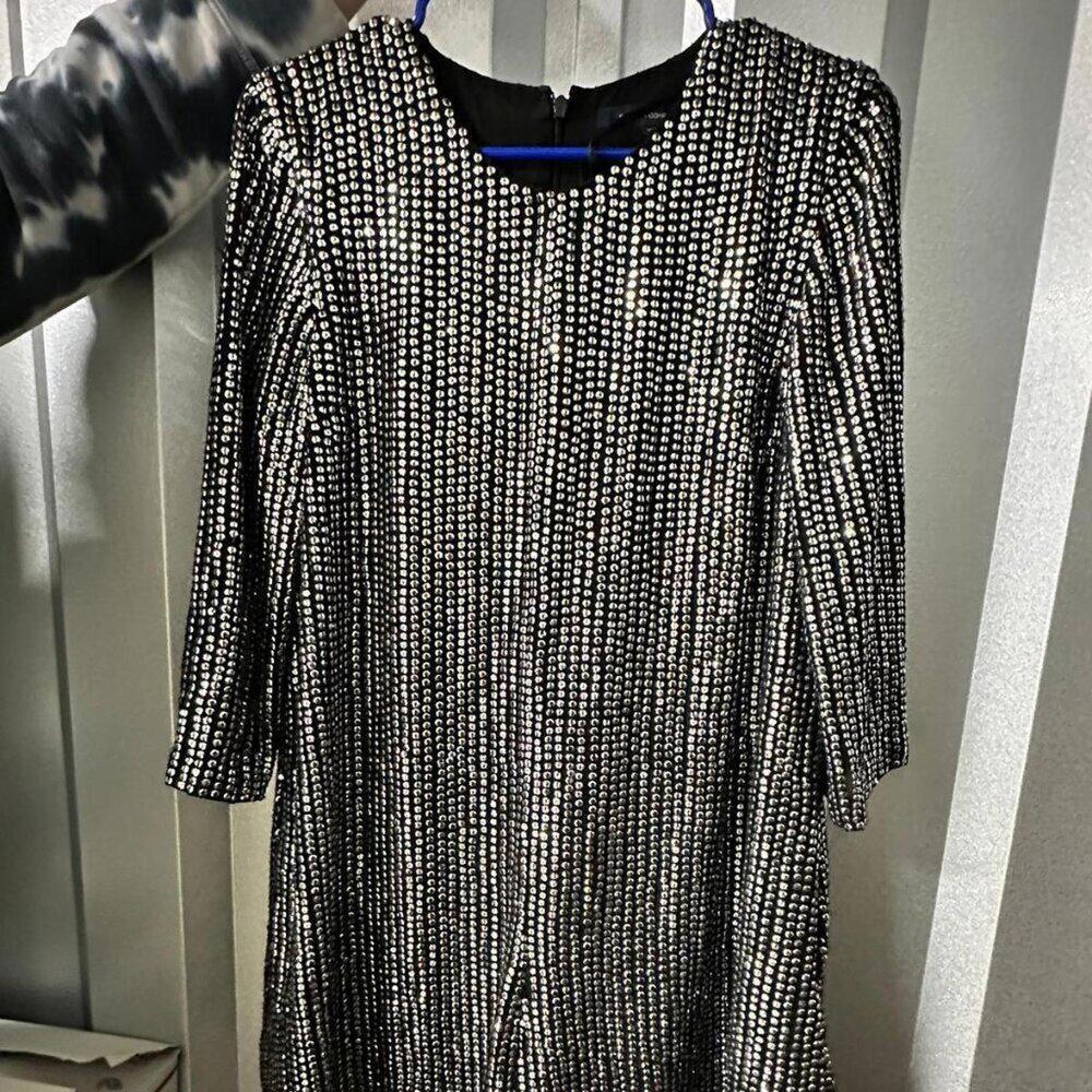 FRENCH CONNECTION Beautiful silver sequin jumpsuit - Picture 3 of 3